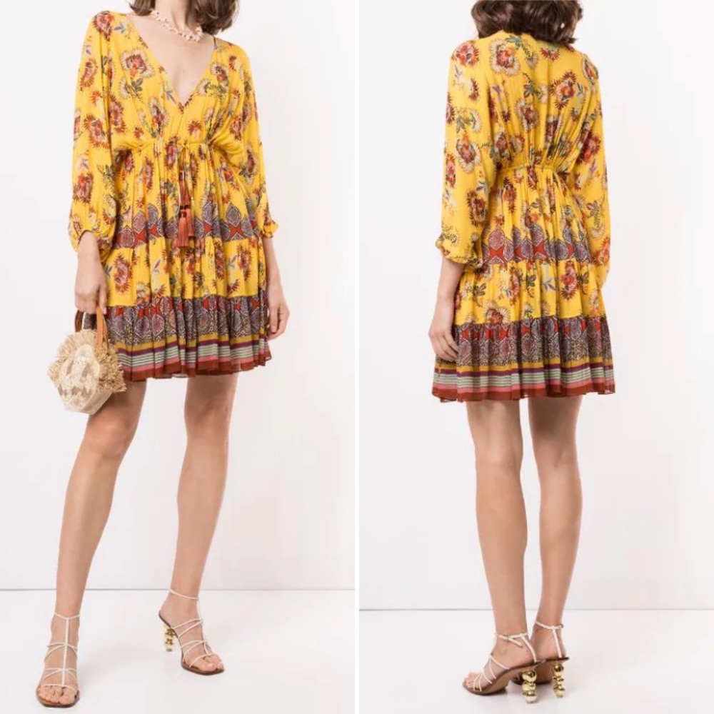 Alexis Holli Mini Dress in Amber Bloom